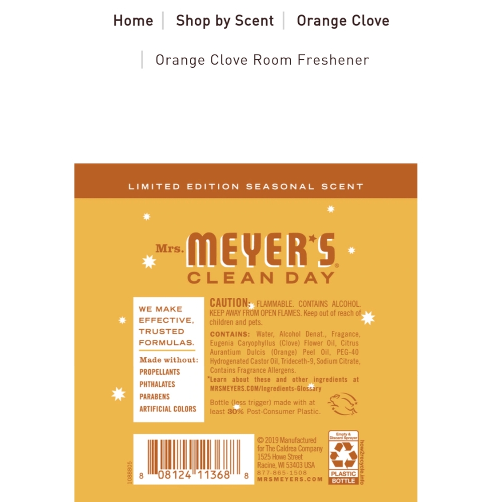 New Limited Edition Orange Clove Scent Spray - Picture 3 of 7